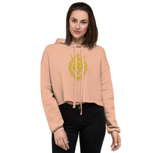 Load image into Gallery viewer, Bold Lion - Ladies Crop Hoodie